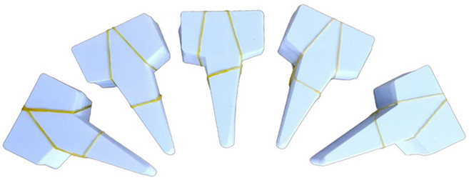 식물이름표 사각 4.2cm 500p, 500개, 흰색