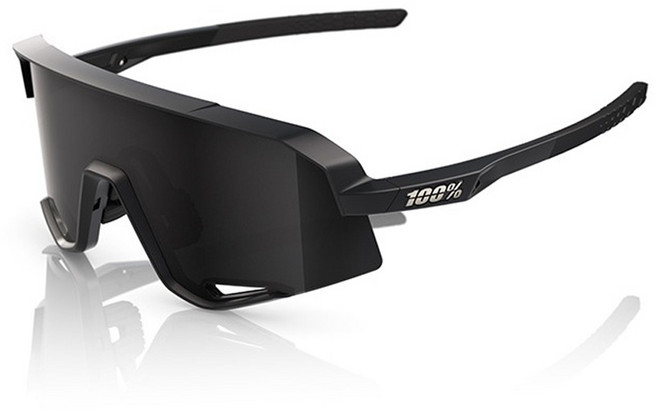 100퍼센트아이웨어 고글 Slendale 선글라스, MatteBlackSmoke, 1개