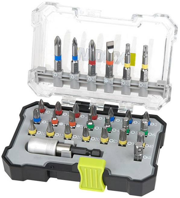 WORX 드라이버 비트 29종 세트 WA9313, 1세트