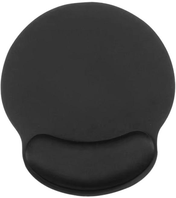 구스페리 메모리폼 손목 보호 마우스패드, 블랙, 1개