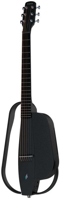 엔야 AGASA 베이직 스마트 카본 기타, 블랙, 1개, 넥스G2