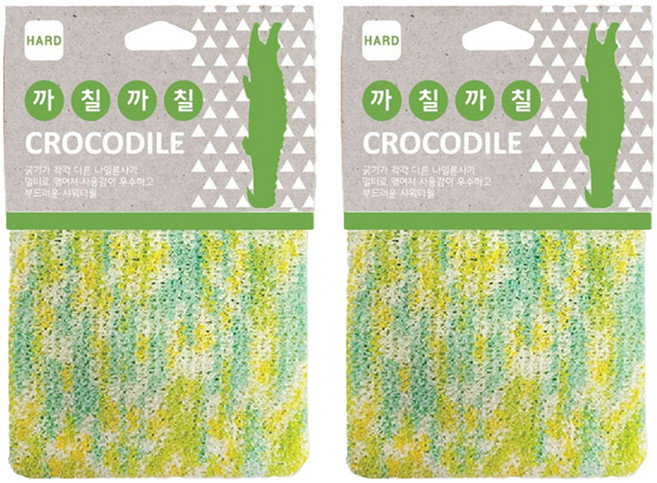소소모소 샤워타월, 까칠까칠, 1개입, 2개