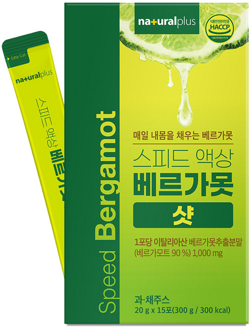 내츄럴플러스 스피드 액상 베르가못 샷 15p, 300g, 1개