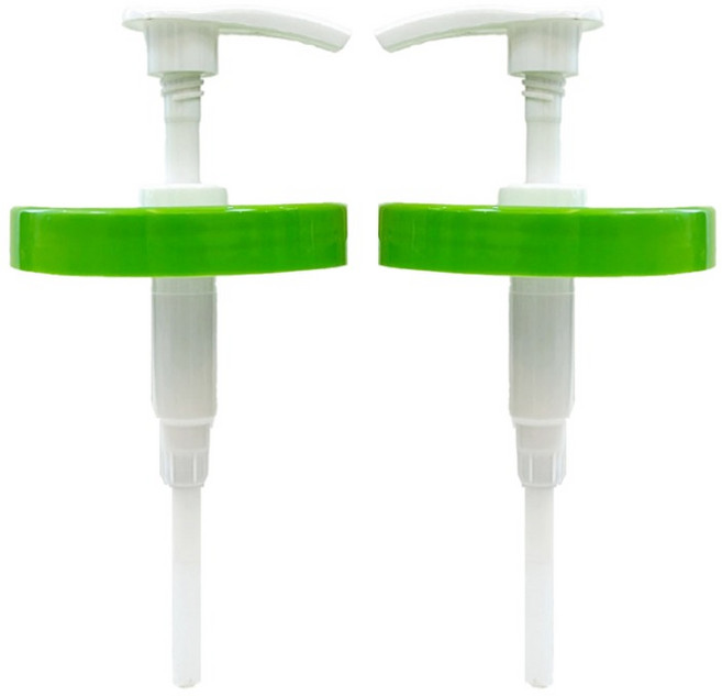 코살루 바디크림 호환 뚜껑 펌프 헤드, 2개, 혼합색상