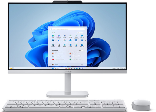 레노버 2024 A100 올인원 PC N-시리즈, Cloud Grey, 8GB, 256GB, WIN11 Home, F0J6000HKR
