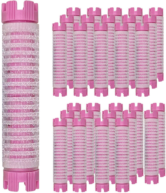 그레이거 뿌리펌 구르프 헤어롯드 15mm, 30개, 핑크