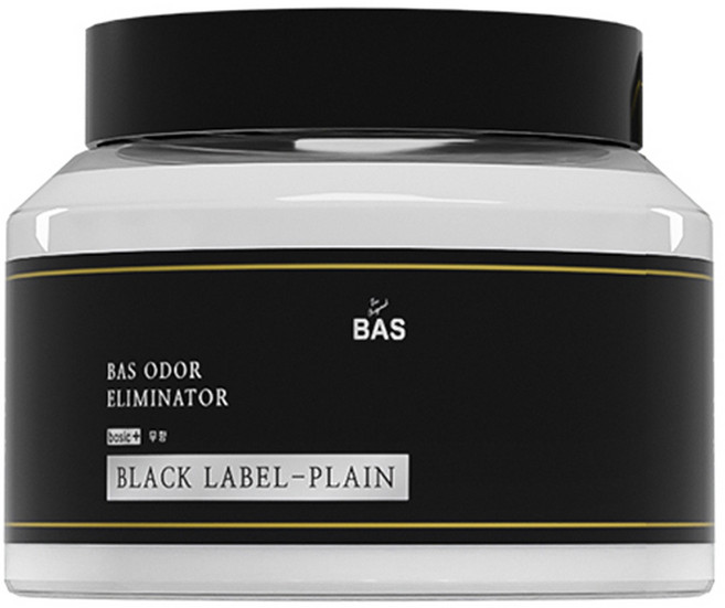 BAS 무향 블랙라벨 플레인 베이직플러스 생활 탈취제 본품, 350g, 1개