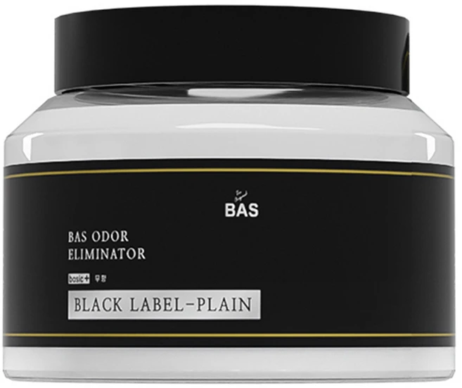 BAS 무향 블랙라벨 플레인 베이직플러스 생활 탈취제 본품, 350g, 1개 - 쿠팡
