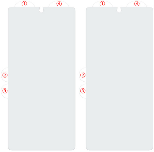 구스페리 자가복원 포밍 풀커버 휴대폰 액정보호필름 2p 세트, 1세트