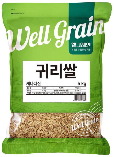 두보식품 웰그레인 귀리쌀, 5kg, 1개