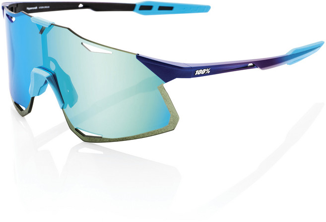 100퍼센트 고글 Hypercraft 선글라스, Matte Metallic, 1개