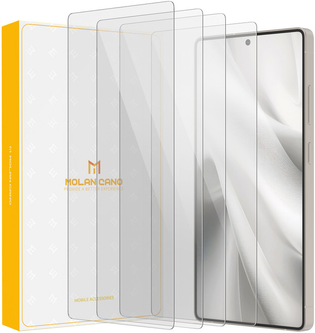 모란카노 플래쉬 강화유리 휴대폰 액정보호필름 4p 세트 투명, 1개