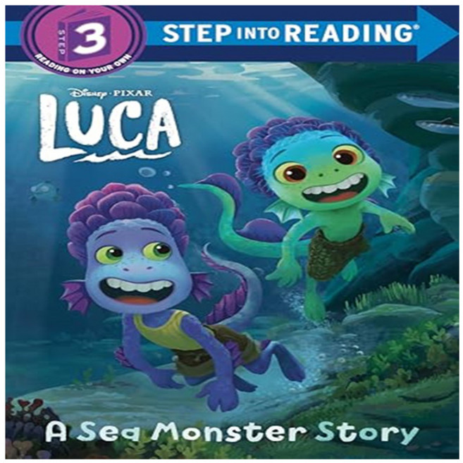Step into Reading 3 : Disney/Pixar Luca A Sea Monster Story, Random House Disney