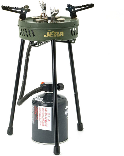제라 5구 고화력 캠핑 강염 메인스토브 JB-105, 카키, 1개
