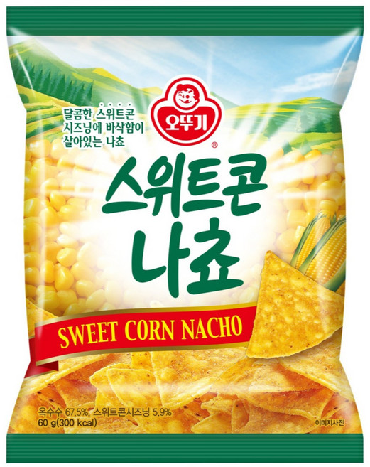 오뚜기 스위트콘 나쵸, 60g, 1개