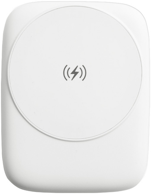 아라리 페블 초미니 마그네틱 보조배터리 4950mAh, MINI PD6GAN, 화이트