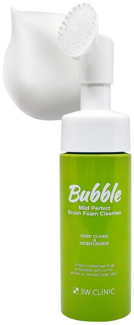 3W클리닉 마일드 퍼펙트 버블 브러쉬 폼클렌저, 1개, 150ml - 쿠팡