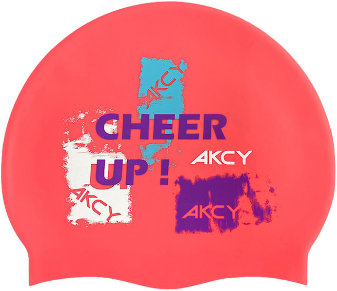 아크시 성인용 실리콘 수영모자 AKCS-0, 치얼업, 1개