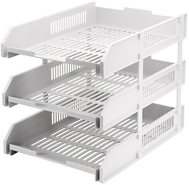 카파맥스 서류받침 253 x 334 x 282 mm + 연결핀 세트, 아이보리, 3단