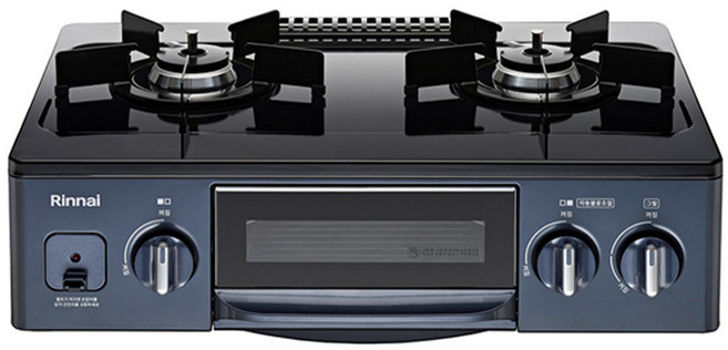린나이 그릴 가스레인지 2구 고객직접설치, RTR-H2100/LNG, LNG