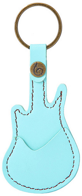 탑피아 고급 피크 홀더 기타 모양 스카이블루, 1개