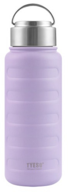 타이소 히키스 톨사이즈 스텐 보온병, 퍼플, 1L, 1개