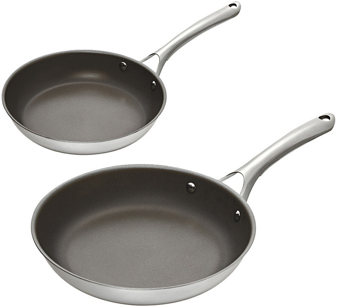 Corelle Brands 康寧餐具 DuraNano 電磁爐平底鍋2件組, 1套, 24cm + 28cm, 單一顏色