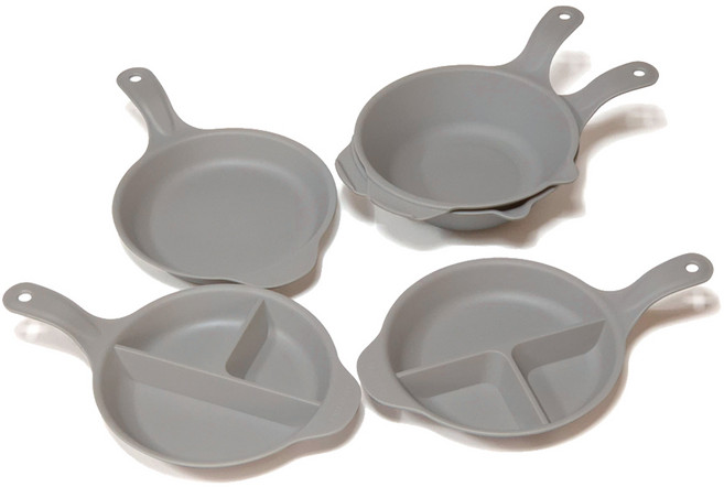 벨로비 올라운드 손잡이 트리플 플레이트 세트, 1세트, 깊은타입 2p + 낮은타입 + 3구 2p + 메쉬가방