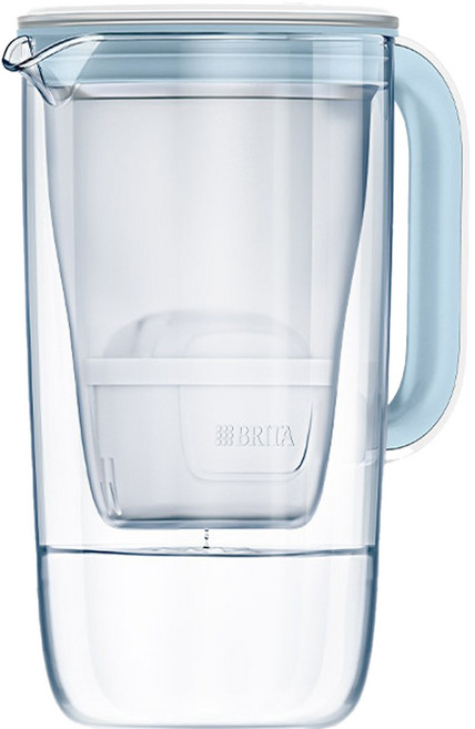 BRITA Glass Jug 玻璃濾水壺 + 濾芯, 藍色, 1組, 2.5L
