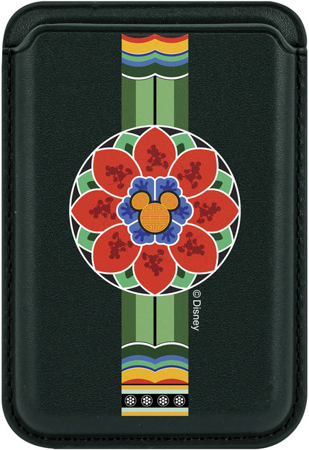 MOLAN CANO K HERITAGE 2倍磁力 MagSafe 卡套, 蓮花丹青_米奇, 1個