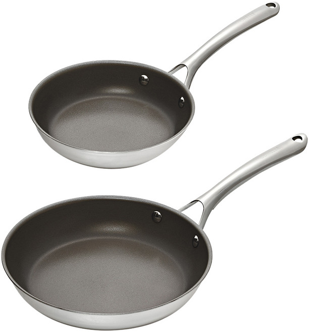 Corelle Brands 康寧餐具 DuraNano 電磁爐平底鍋2件組, 1套, 20cm + 24cm, 單一顏色