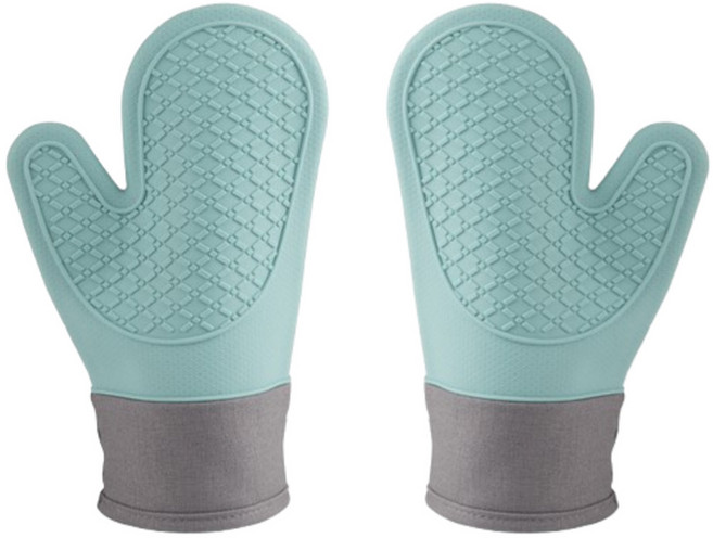 유니복스 실리콘 내열 주방 오븐 장갑 양손착용 세트, 혼합색상, 1세트