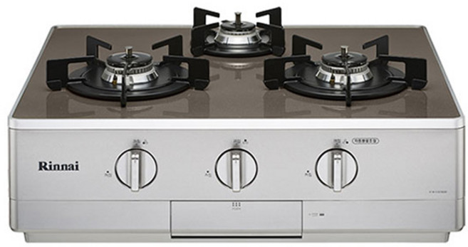 린나이 펄 크리스탈 가스레인지 3구 고객직접설치, RTR-Y3210BR, LNG