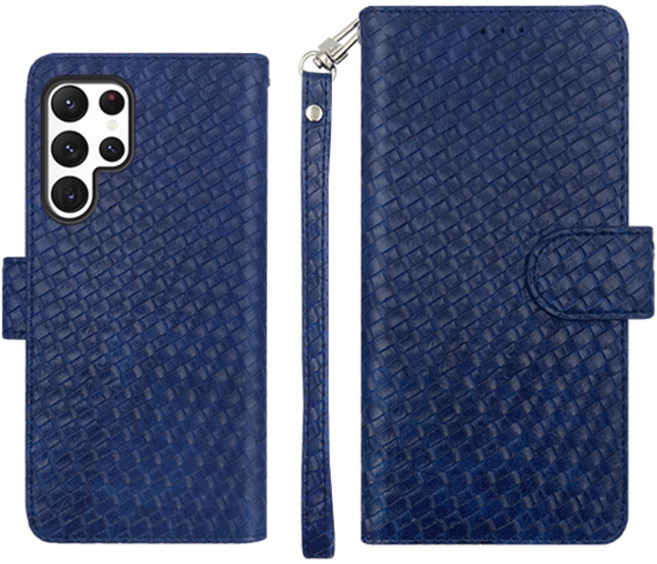 까미또 로프 스트랩 다이어리 휴대폰 케이스