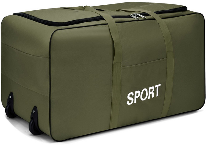 로이홈 다용도 대용량 스포츠 바퀴 가방 150L, 그린, 1개