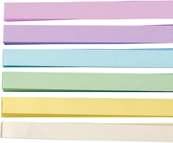 미소로운 이벤트 양면 별 종이접기 멀티페이퍼 마카롱 540p 세트, 6색, 1세트