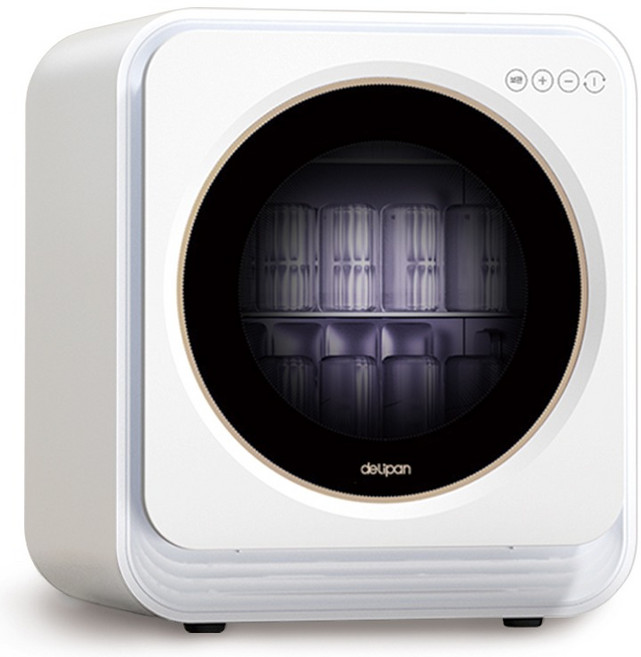 델리팬 UV LED 클린뷰 젖병소독기 DEL-BS12, 혼합색상