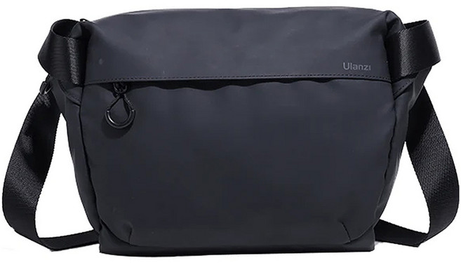 울란지 캐주얼 포토그래피 숄더백 PB008, 블랙, 1개