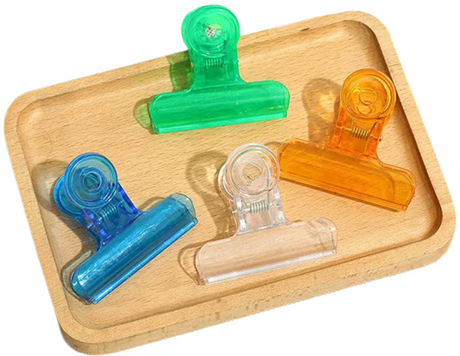 원스타일 투명 다용도 클립 랜덤발송, 2개, 12개입, 63mm