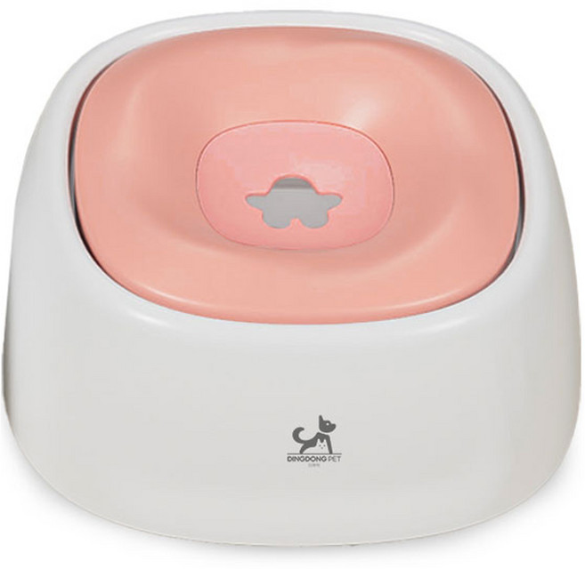 딩동펫 반려동물 불가사리 워터 펫볼 급수기, 핑크, 1개