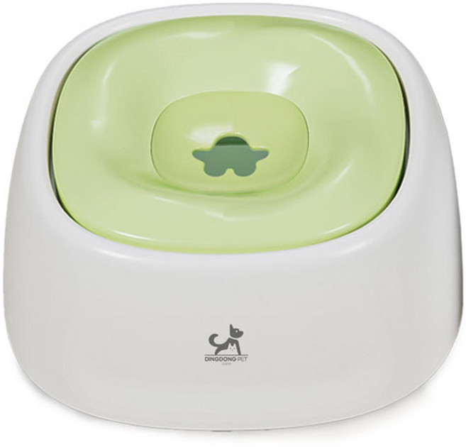 딩동펫 반려동물 불가사리 워터 펫볼 급수기, 그린, 1개