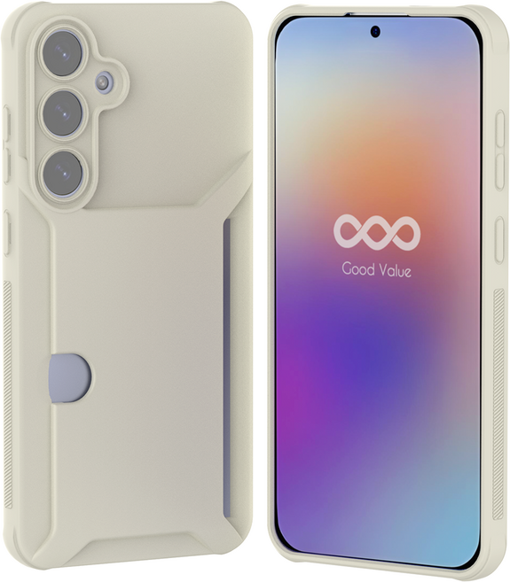 굿밸류 컬러핏 카메라 보호 카드 2장 수납 휴대폰 케이스