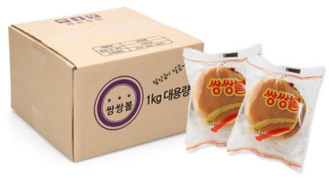 웰링스 쌍쌍볼, 1kg, 1개