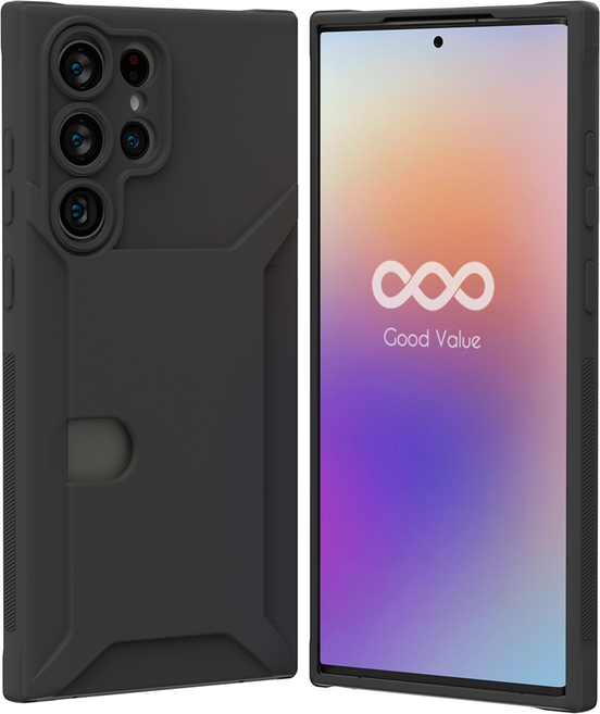 굿밸류 컬러핏 카메라 보호 카드 2장 수납 휴대폰 케이스