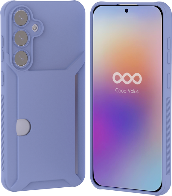 굿밸류 컬러핏 카메라 보호 카드 2장 수납 휴대폰 케이스