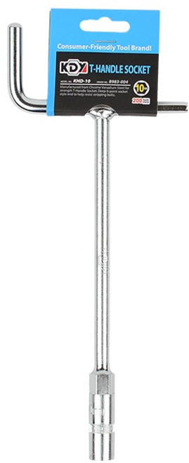 케이디와이 T핸들소켓 10 x 200 KHD-10, 1개