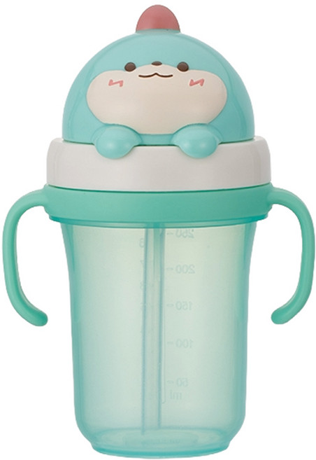 에디슨 프렌즈 흘림방지 입체 빨대컵2, 300ml, 1개, 공룡에디노