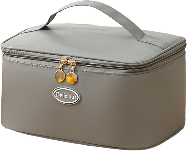 일상속반짝 피크닉 보온보냉백 1단, 그레이, 1개
