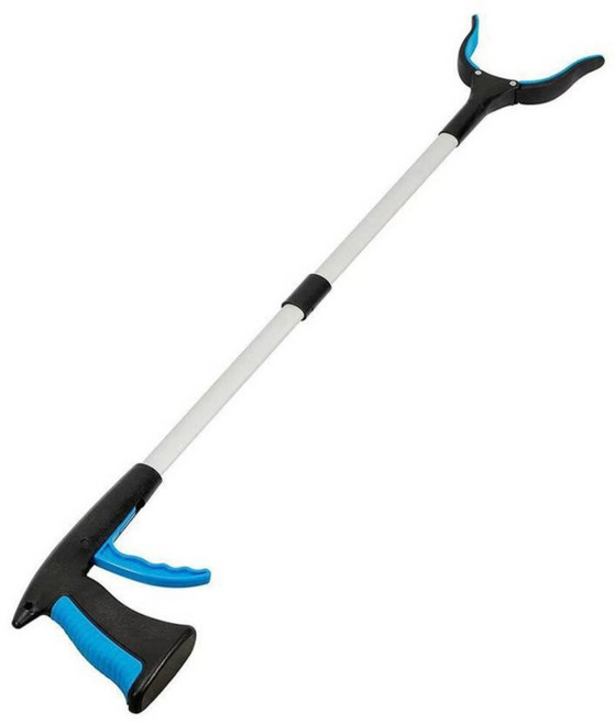 에코벨 알루미늄 접이식 쓰레기 집게, 블루, 1개