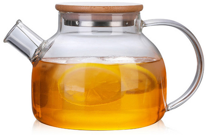 자연무이 한차전용 내열유리 주전자, 혼합색상, 1L, 1개